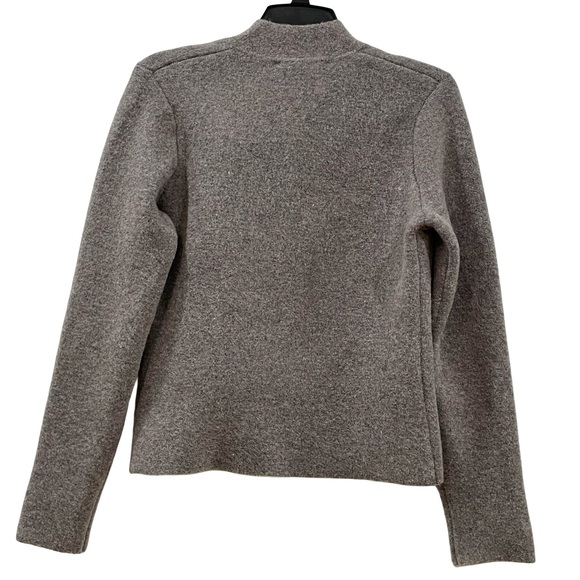 Zara, Taupe/Gray Two Button Cardigan Sweater, Size M - Picture 3 of 7